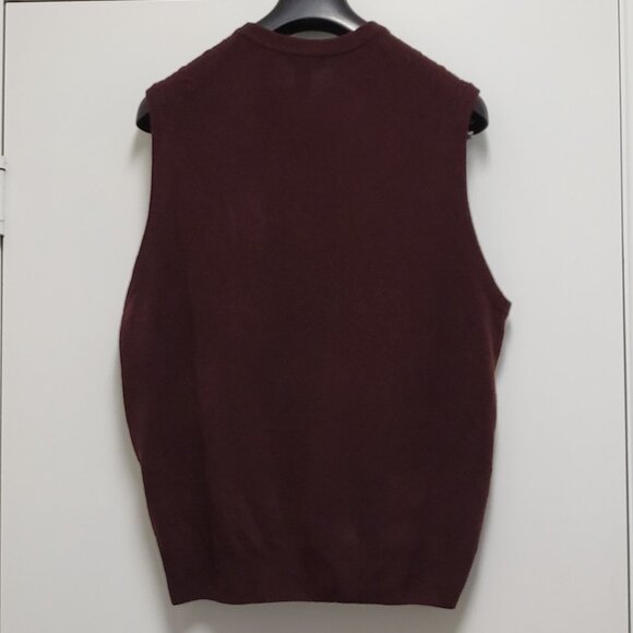 Vintage Dockers Mens Sweater Vest XL Pullover Cable Knit Preppy Academia - Picture 10 of 12
